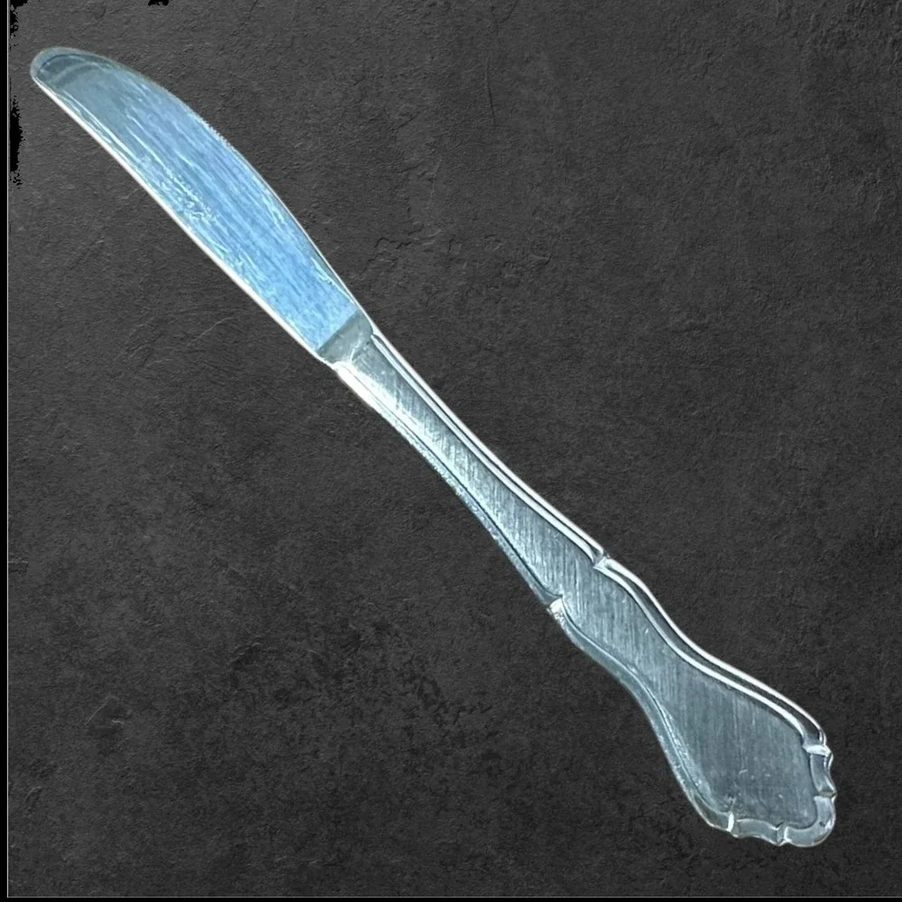 Rogers Co Dinner Knife 8.5in Silver Stainless Steel Glendale‎ Pattern